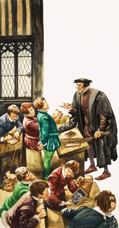 A maravilhosa história da Grã-Bretanha: na escola nos tempos de Tudor de Peter Jackson