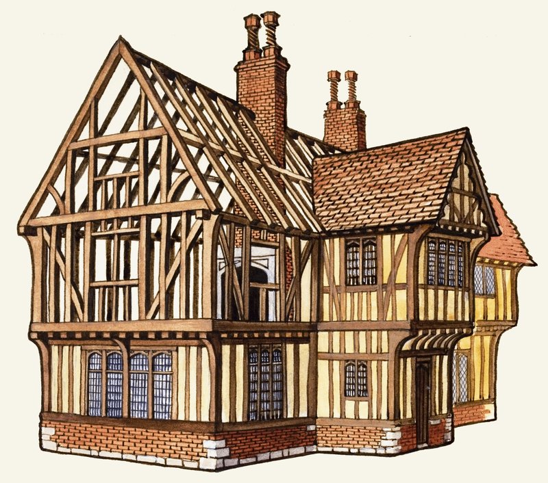 A Maravilhosa História da Grã-Bretanha: Construindo uma Casa Tudor de Peter Jackson