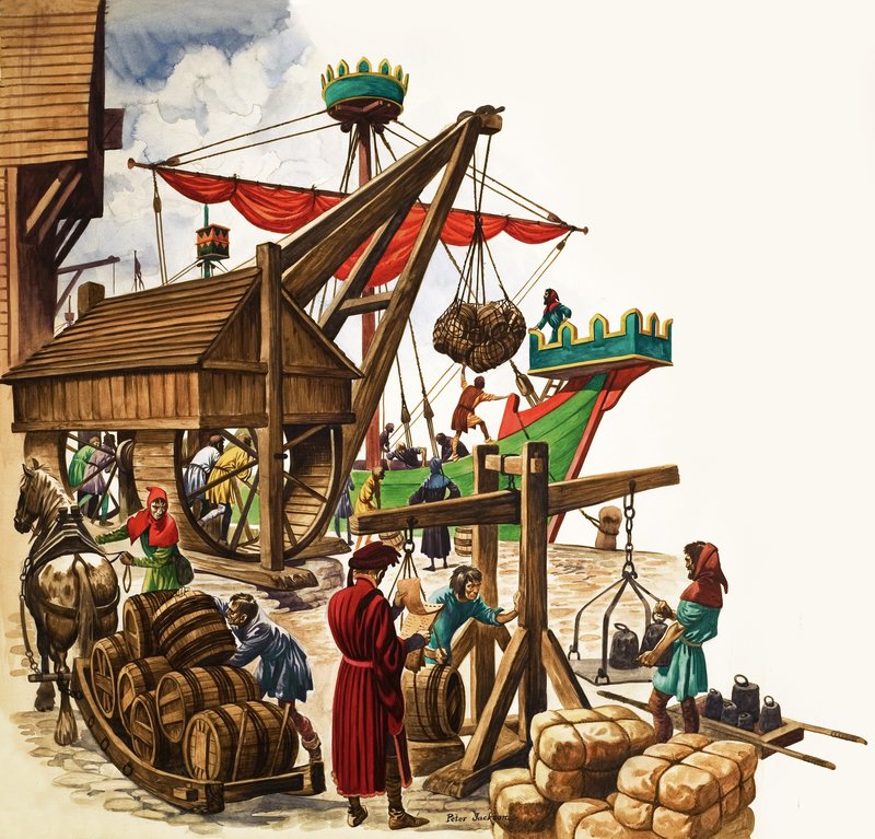 A maravilhosa história da Grã-Bretanha: primeiros navios e portos marítimos de Peter Jackson