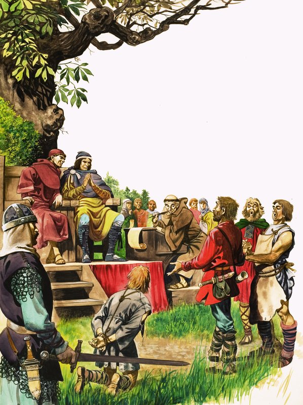 A maravilhosa história da Grã-Bretanha: leis dos anglo-saxões de Peter Jackson