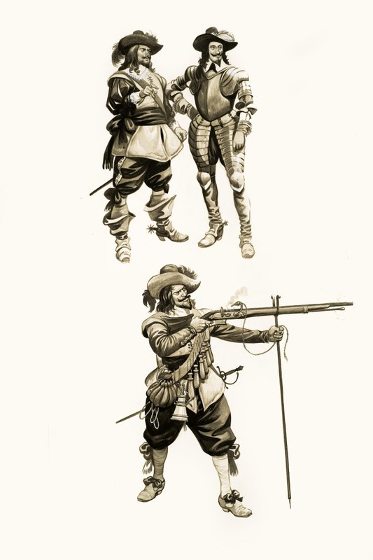 A maravilhosa história da Grã-Bretanha: os Cavaliers e os Roundheads de Peter Jackson