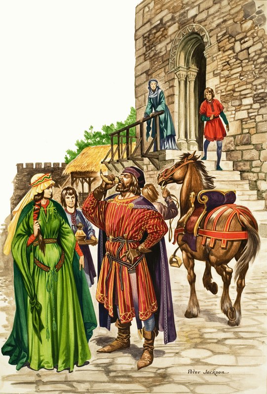 A história maravilhosa da Grã-Bretanha: as roupas dos saxões e normandos de Peter Jackson