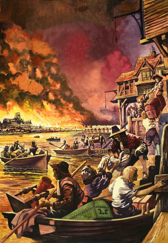 A maravilhosa história da Grã-Bretanha: o grande incêndio de Londres de Peter Jackson
