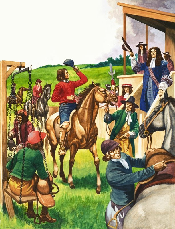 A maravilhosa história da Grã-Bretanha: o rei que amava corridas de cavalos de Peter Jackson