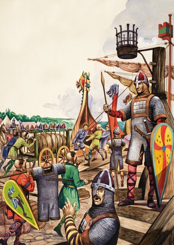 A Maravilhosa História da Grã-Bretanha: Os Guerreiros Saxões e os Invasores Normandos de Peter Jackson