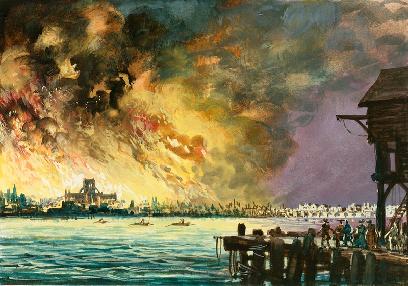 O grande incêndio de Londres de Peter Jackson