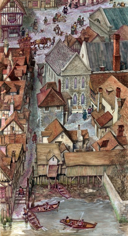 Vista não identificada de Londres de Peter Jackson