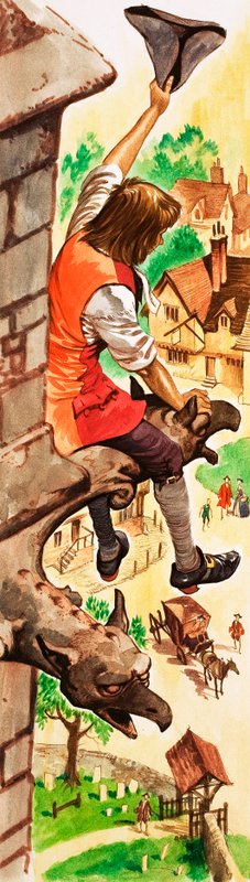 Quando eles eram jovens: Clive of India (guache no papel) de Peter Jackson