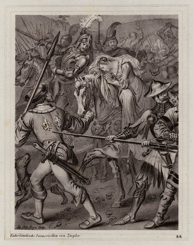 Ana da Bretanha, rainha consorte de Carlos VIII de França de Peter Johann Nepomuk Geiger