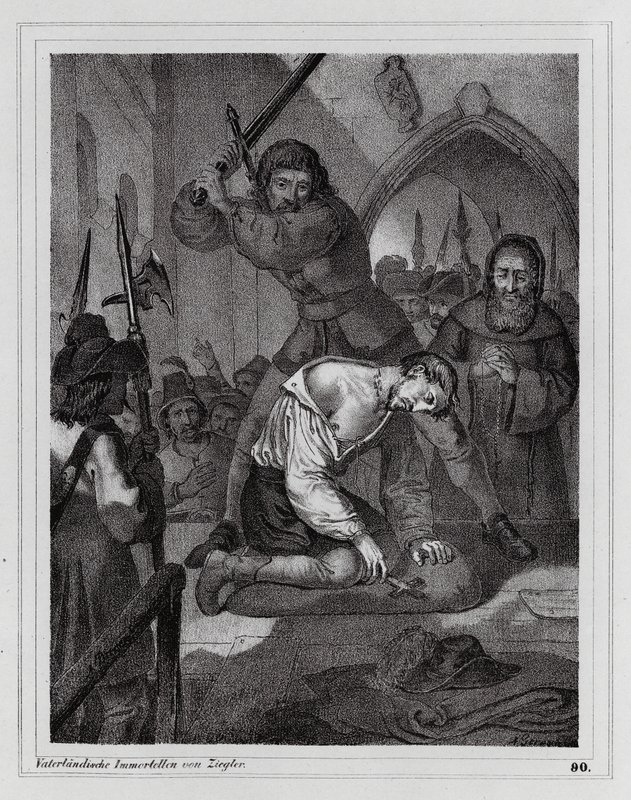 Execução do Conde de Reinstein-Tattenbach de Peter Johann Nepomuk Geiger