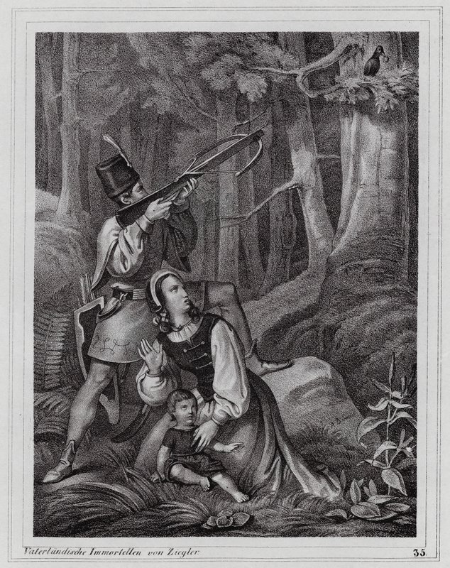 Matias Corvino, o Rei Corvo (gravura) de Peter Johann Nepomuk Geiger