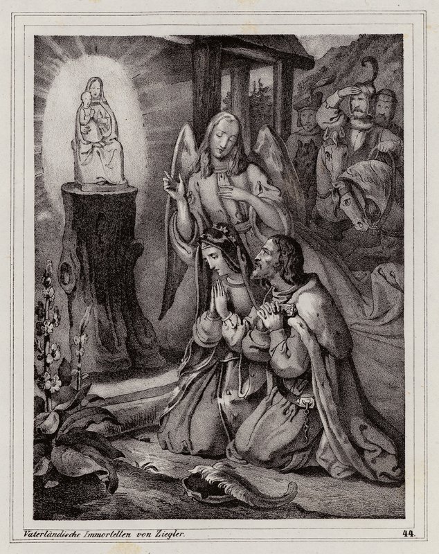 Peregrinação de Vladislau Henrique da Morávia e da sua mulher ao santuário de Mariazell de Peter Johann Nepomuk Geiger