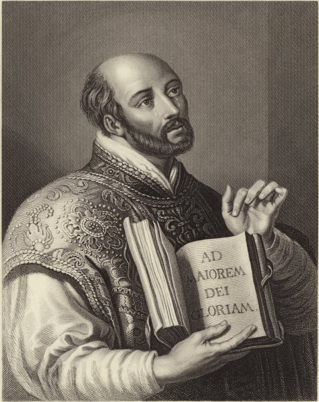 Inácio de Loyola (gravura) de Peter Paul (after) Rubens