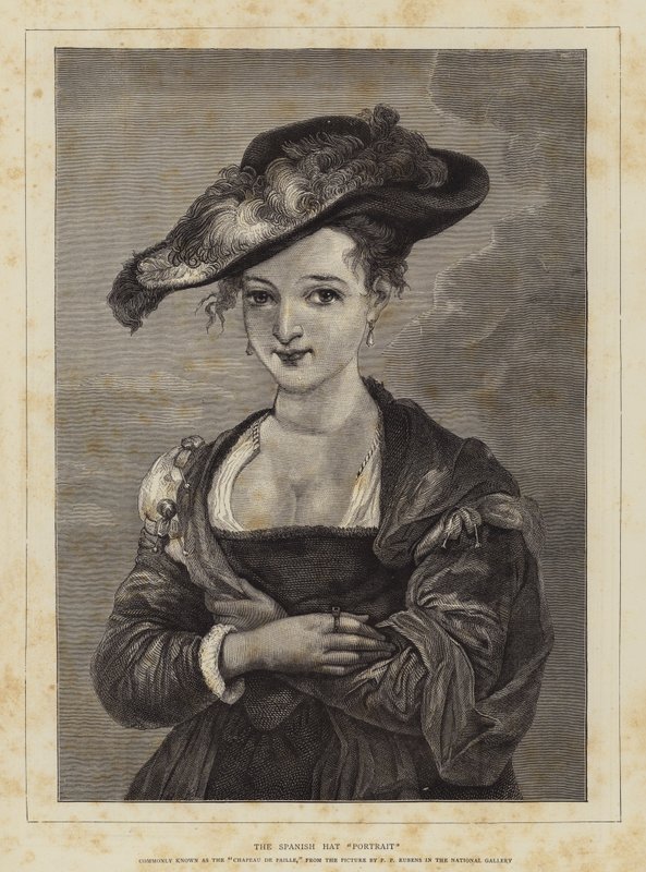 O retrato de chapéu espanhol de Peter Paul Rubens