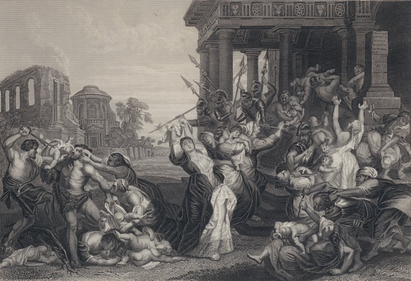Assassinato dos inocentes de Peter Paul after Rubens