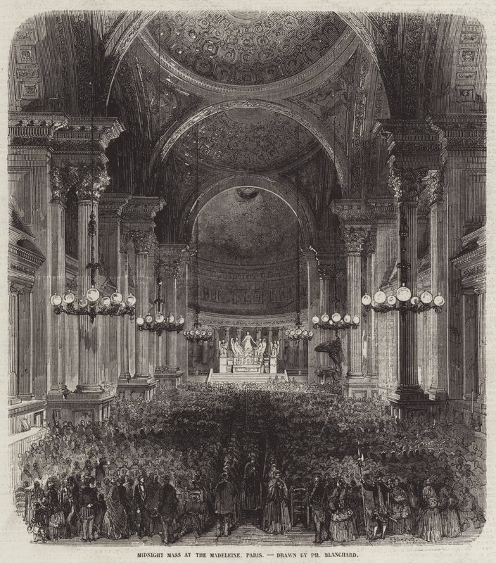 Missa da meia-noite na Madeleine, Paris de Pharamond Blanchard
