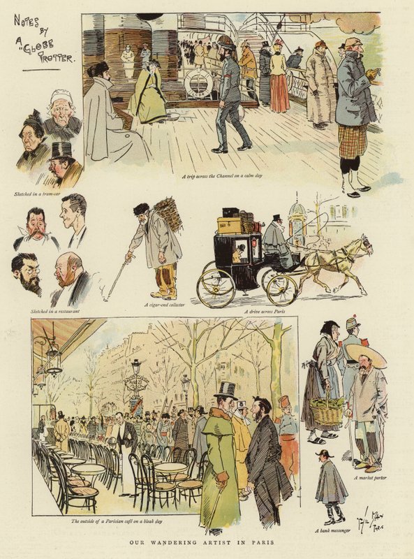 Nosso Artista Errante em Paris de Phil May