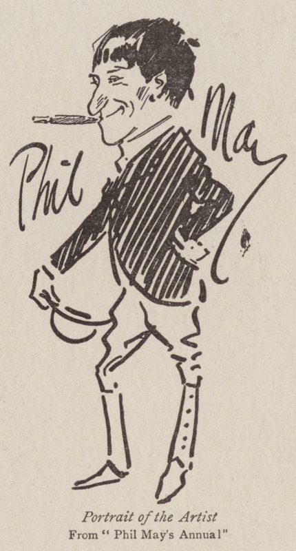 Retrato do artista de Phil May