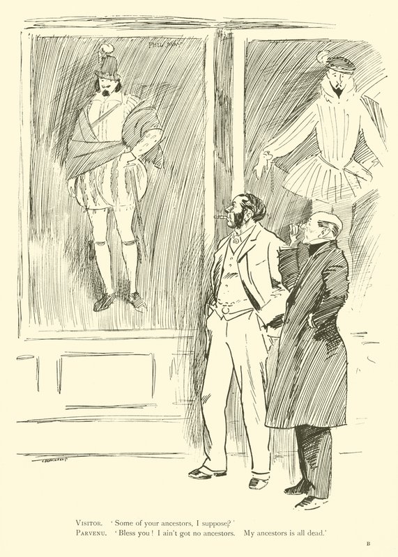 Cartum de Phil May, dos anos 1890 (litho) de Phil May