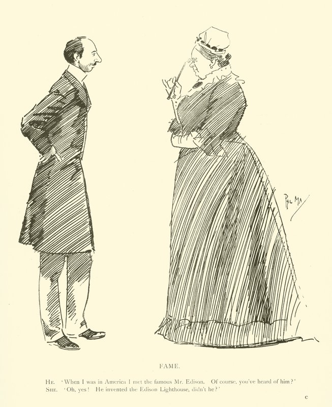 Cartum de Phil May, dos anos 1890 (litho) de Phil May