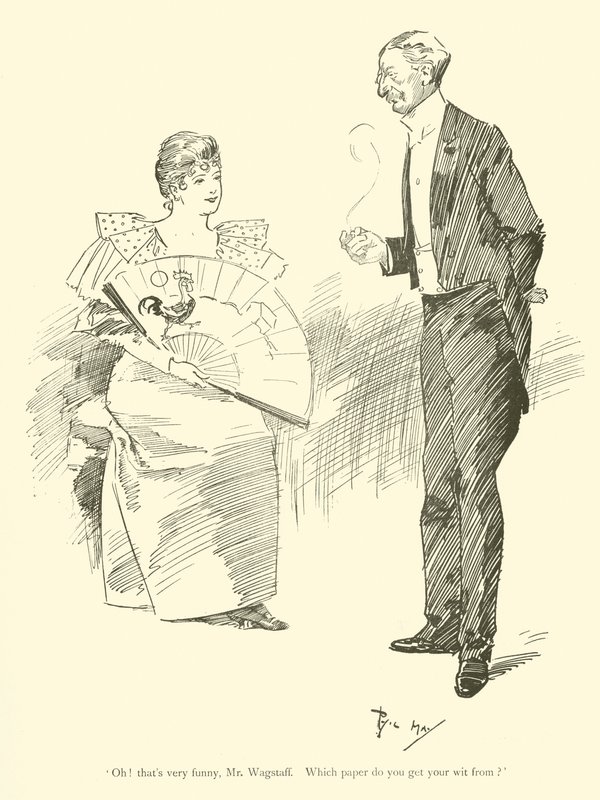 Cartum de Phil May, dos anos 1890 (litho) de Phil May