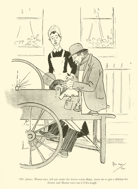 Cartum de Phil May, dos anos 1890 (litho) de Phil May