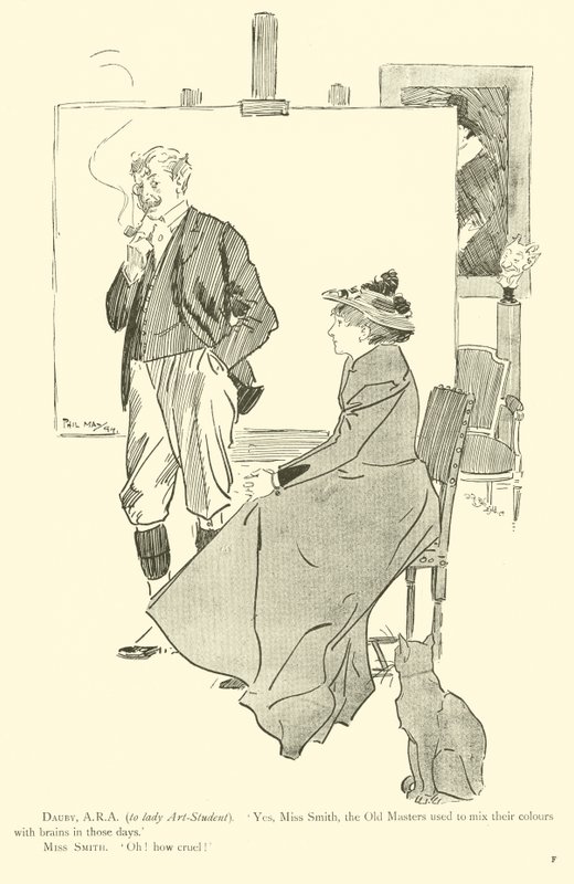 Cartum de Phil May, dos anos 1890 (litho) de Phil May