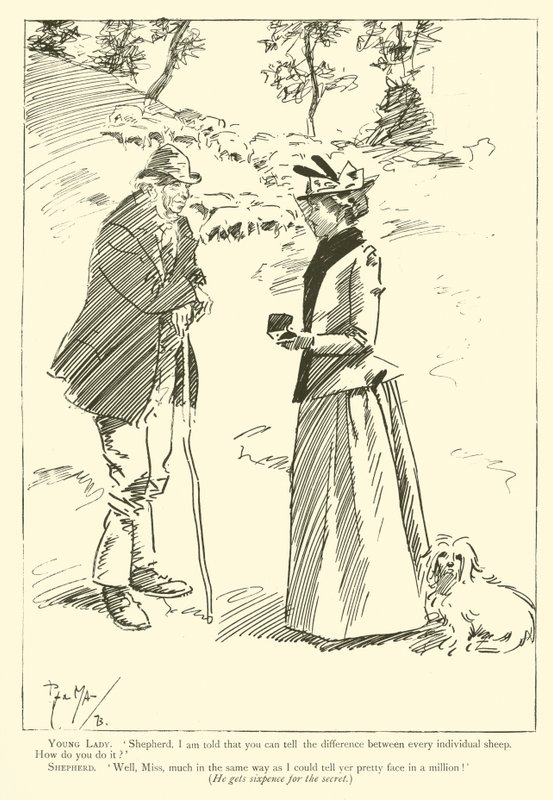 Cartum de Phil May, dos anos 1890 (litho) de Phil May