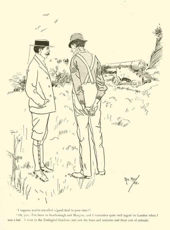 Cartum de Phil May, dos anos 1890 (litho) de Phil May