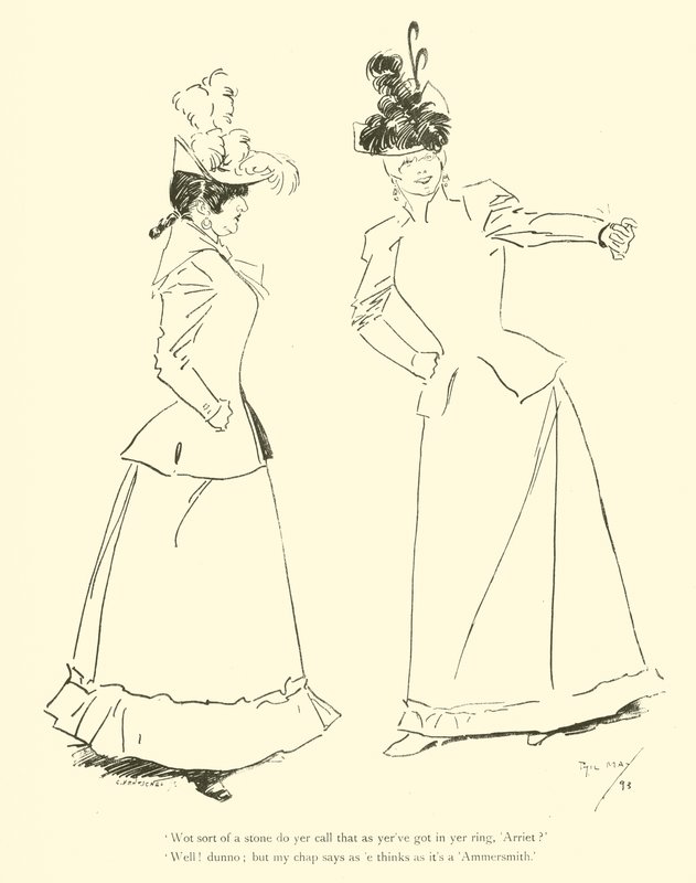 Cartum de Phil May, dos anos 1890 (litho) de Phil May