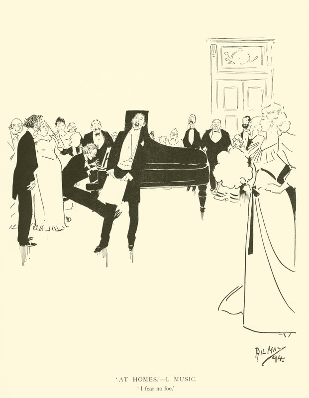 Cartum de Phil May, dos anos 1890 (litho) de Phil May