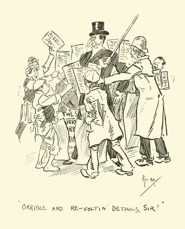 Ilustração para Phil Mays Gutter-Snipes de Phil May