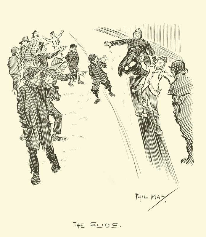 Ilustração para Phil Mays Gutter-Snipes de Phil May