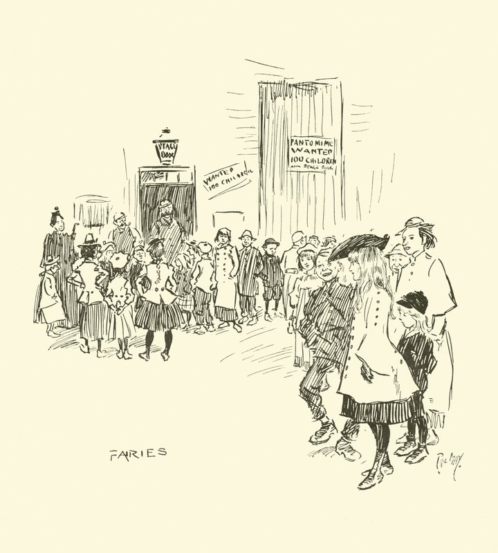 Ilustração para Phil Mays Gutter-Snipes de Phil May