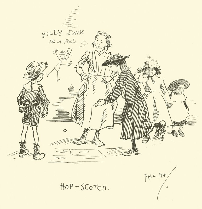 Ilustração para Phil Mays Gutter-Snipes de Phil May