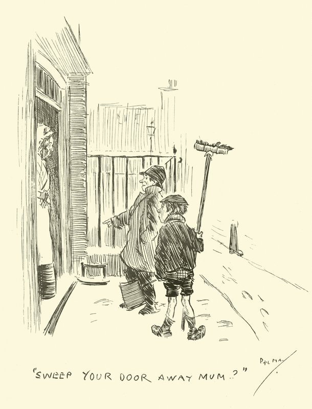 Ilustração para Phil Mays Gutter-Snipes de Phil May