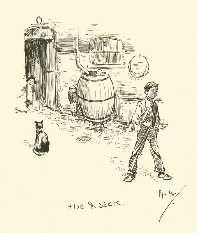 Ilustração para Phil Mays Gutter-Snipes de Phil May