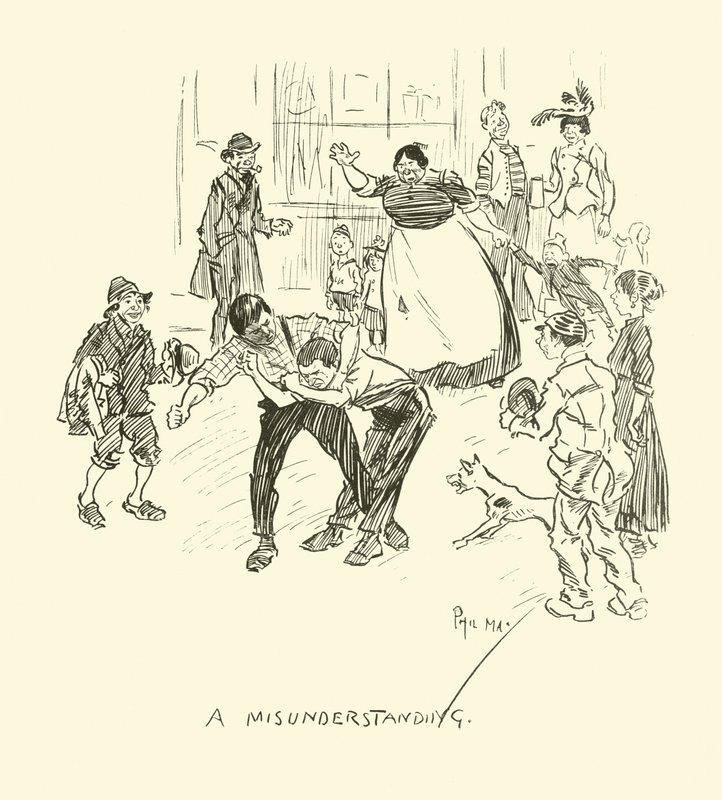 Ilustração para Phil Mays Gutter-Snipes de Phil May