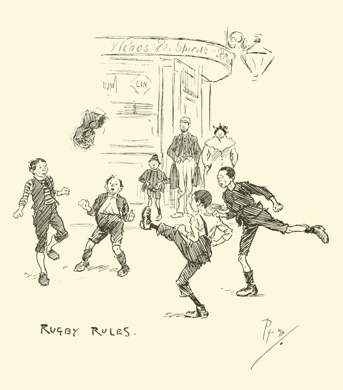Ilustração para Phil Mays Gutter-Snipes de Phil May