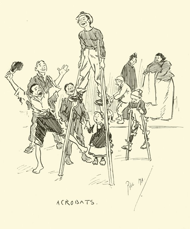 Ilustração para Phil Mays Gutter-Snipes de Phil May