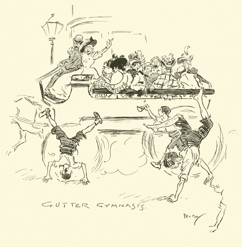 Ilustração para Phil Mays Gutter-Snipes de Phil May