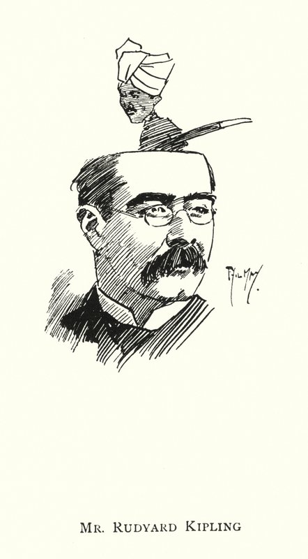 Sr. Rudyard Kipling (litho) de Phil May
