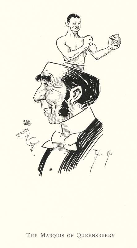 O Marquês de Queensberry (litho) de Phil May