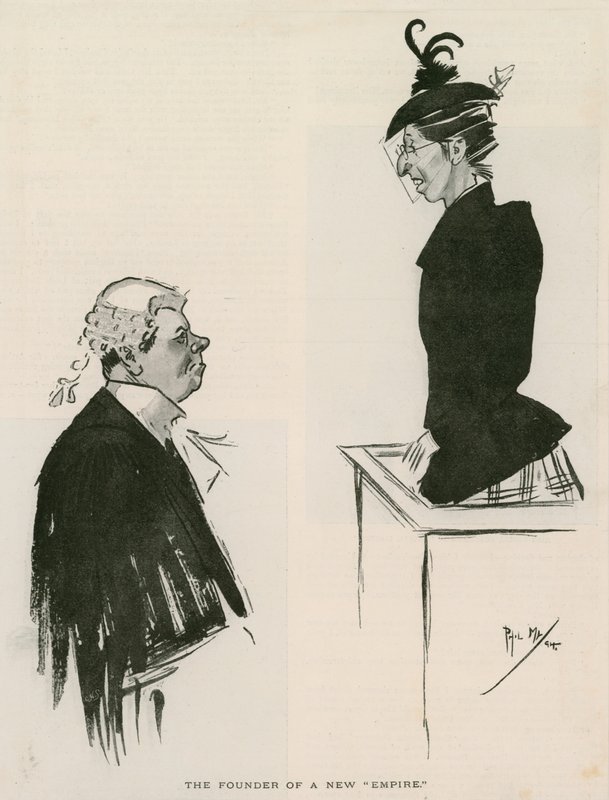 O fundador de um novo desenho animado do Império de Phil May