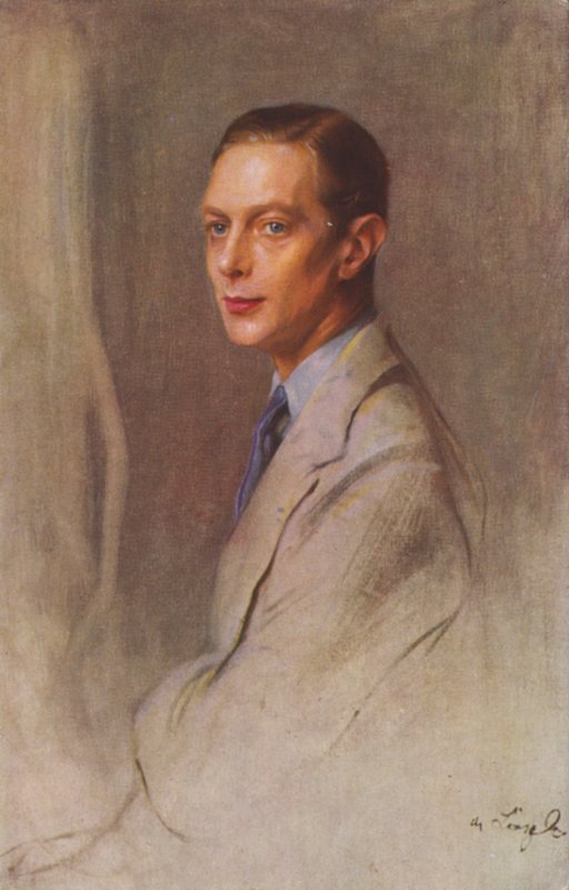 Duque de York, mais tarde Rei Jorge VI de Philip Alexius de (after) Laszlo