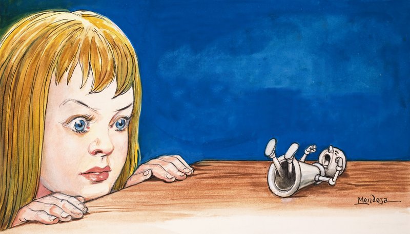 Alice através do espelho de Philip Mendoza