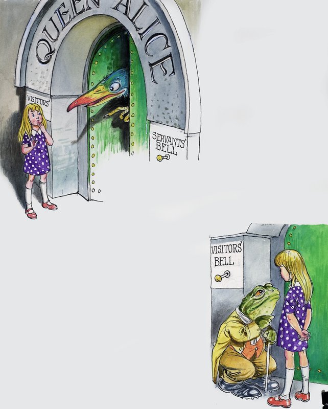 Alice através do espelho de Philip Mendoza