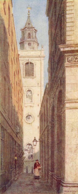 Igreja de São Miguel, Bassishaw, 1897 de Philip Norman