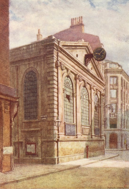Igreja de São Miguel, Wood Street, 1896 de Philip Norman