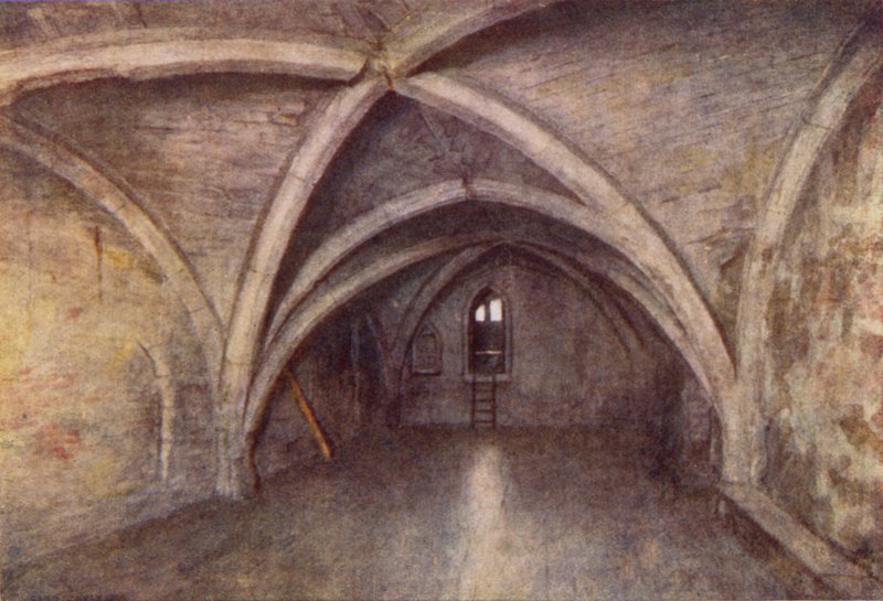 Cripta da Mansão Sir John de Pulteneys, Laurence Poultney Hill, 1894 de Philip Norman